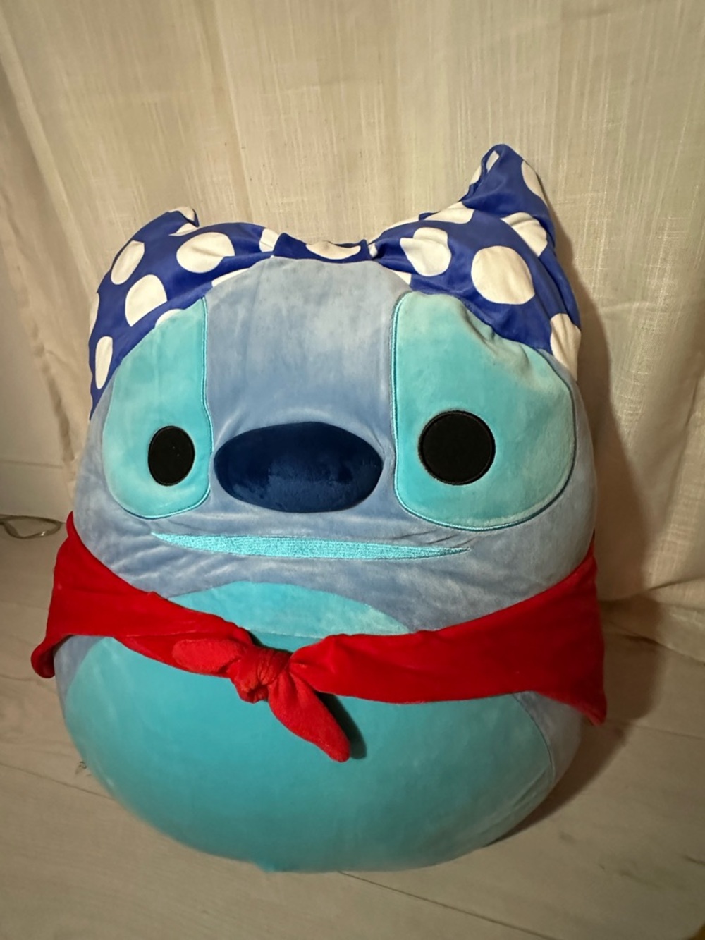 New Squishmallow stitch super hero plush- jumbo 24 inch